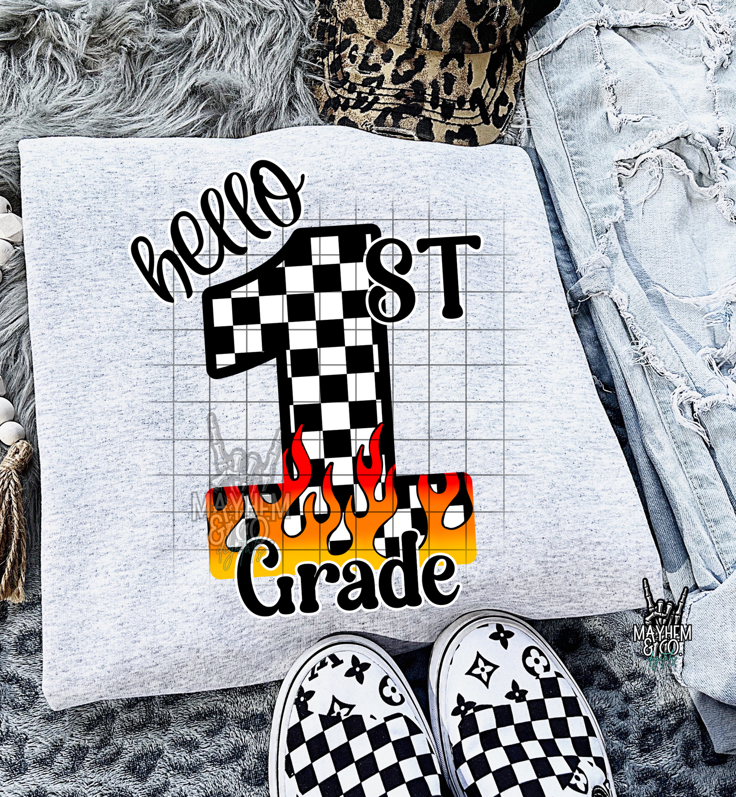 Back to School Flames