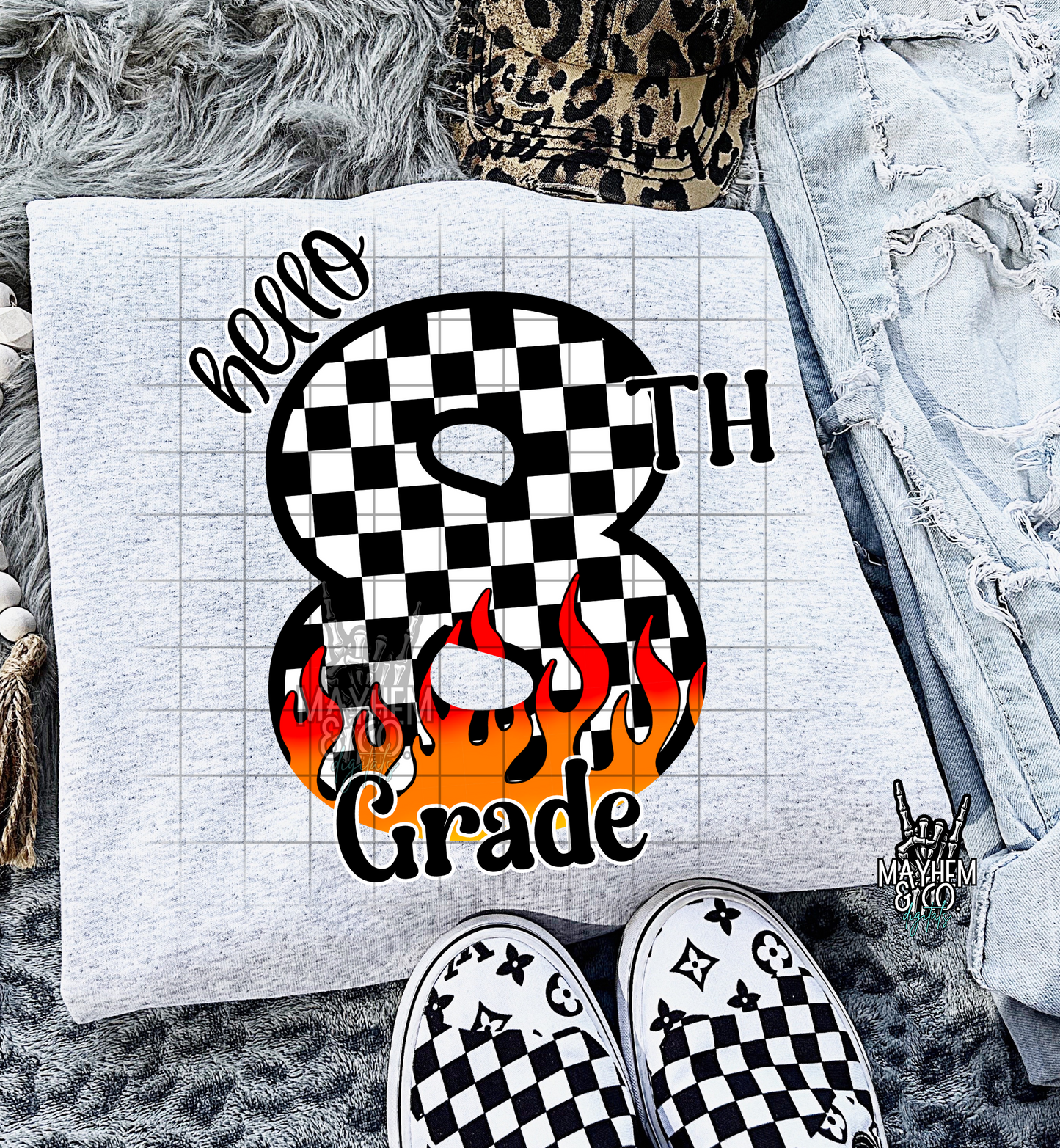 Back to School Flames