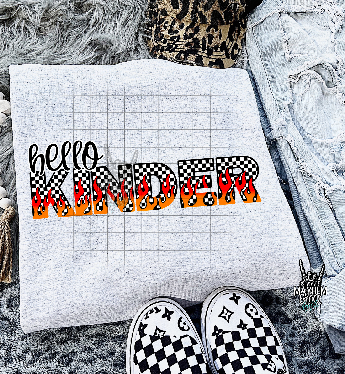 Back to School Flames