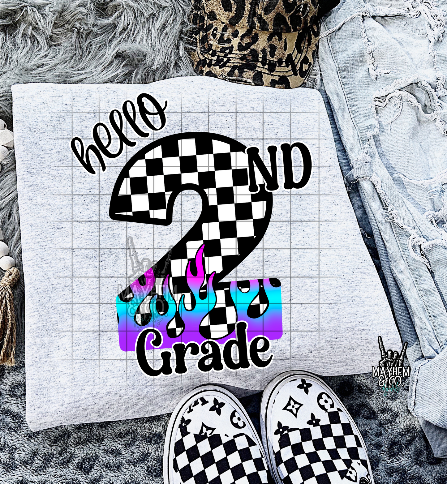 Back to School Flames