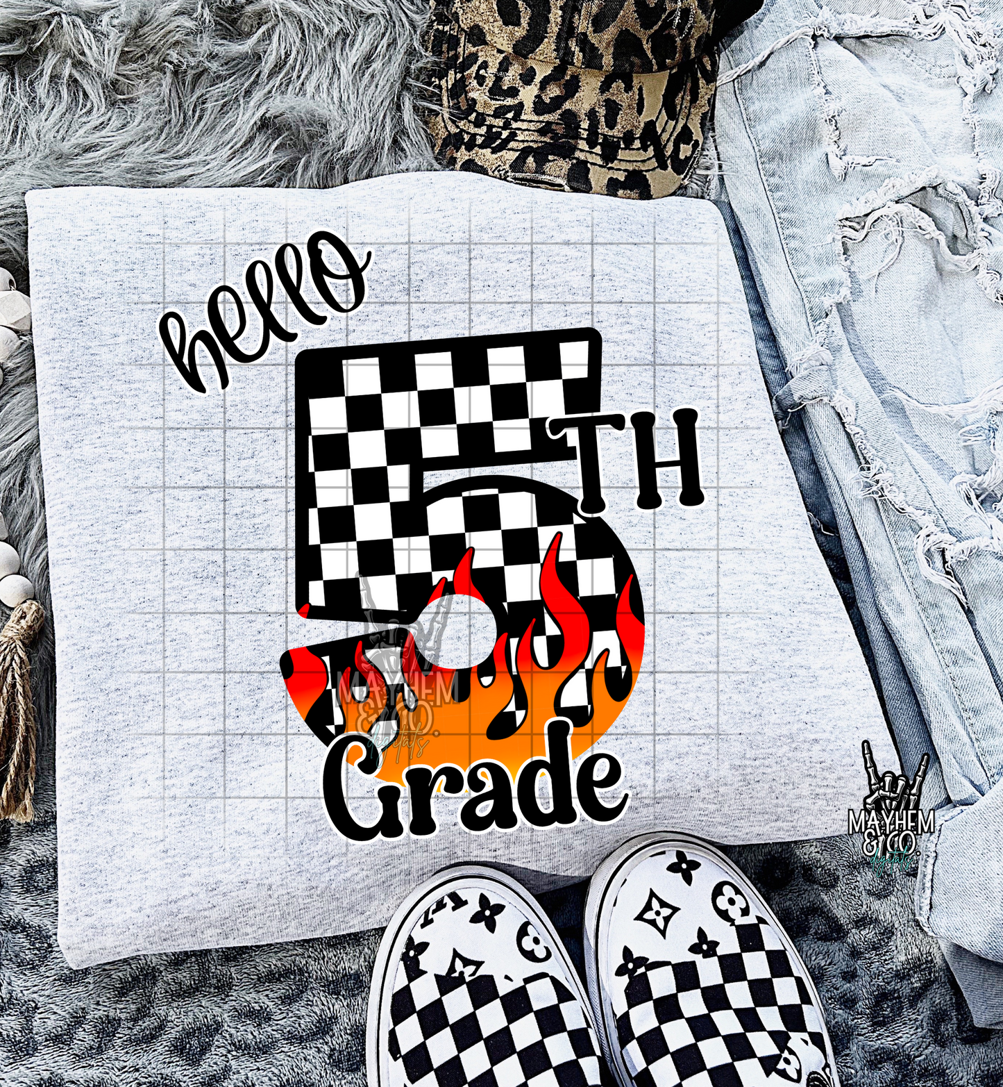 Back to School Flames