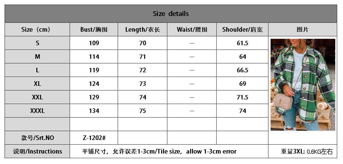Plaid flannel jacket