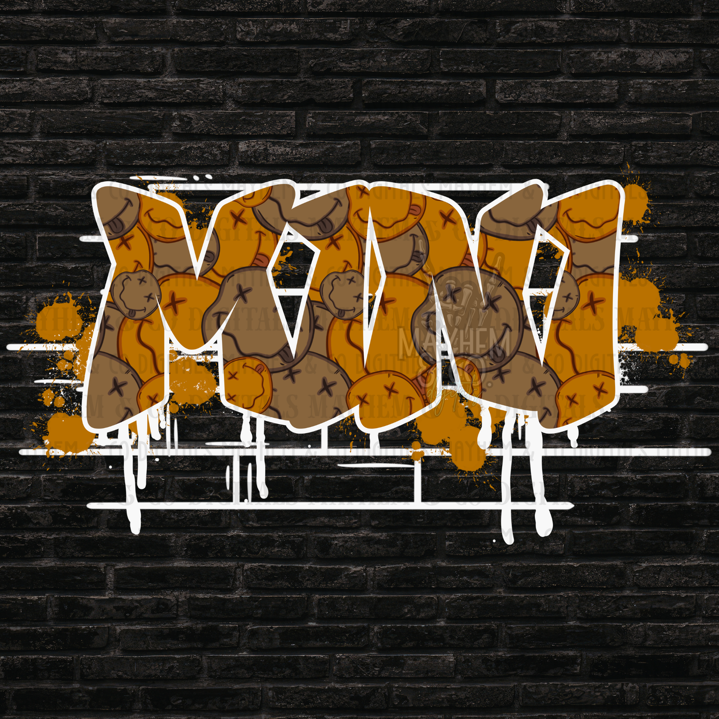 Trippy Smiley Mini - Digital