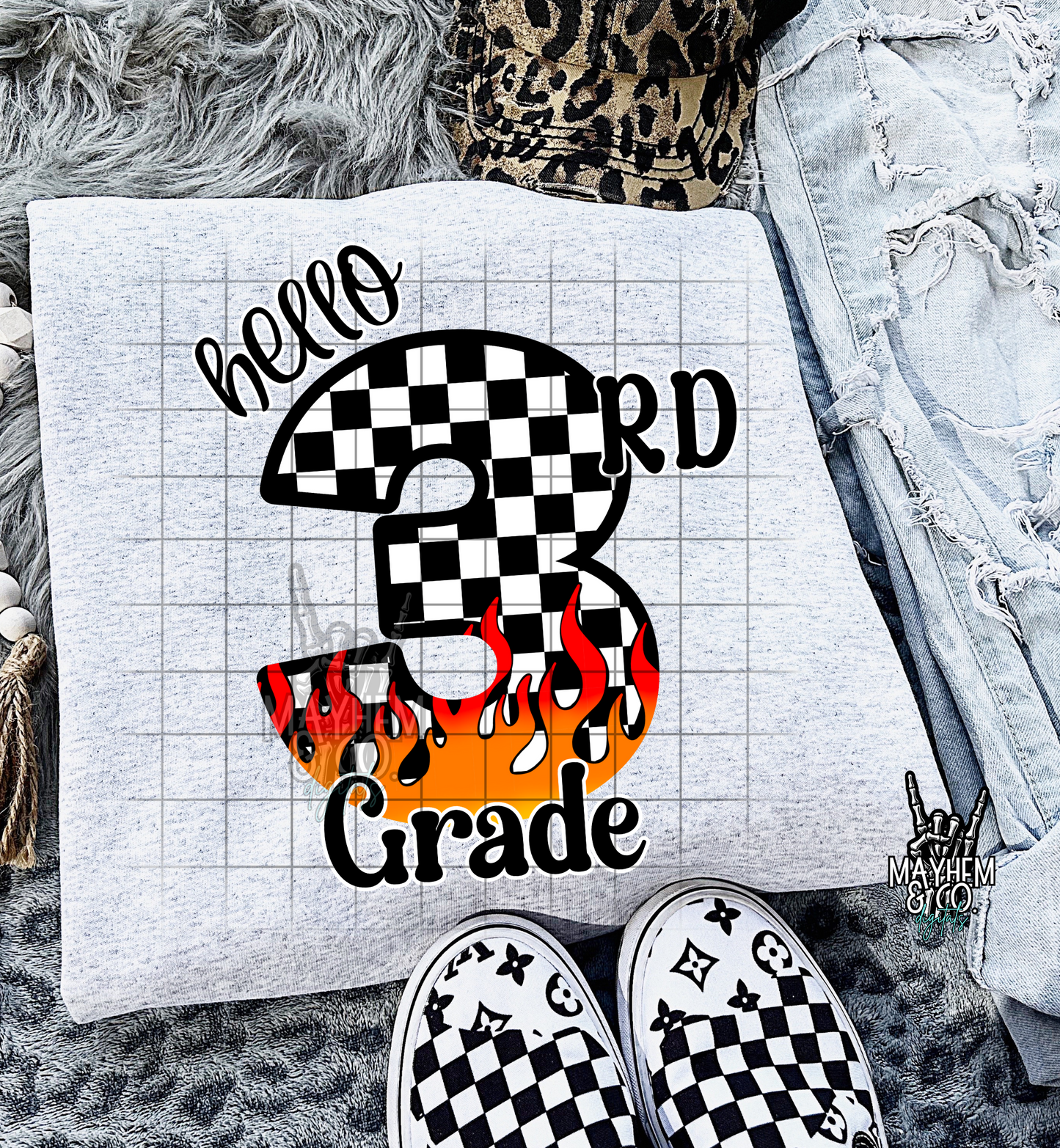 Back to School Flames
