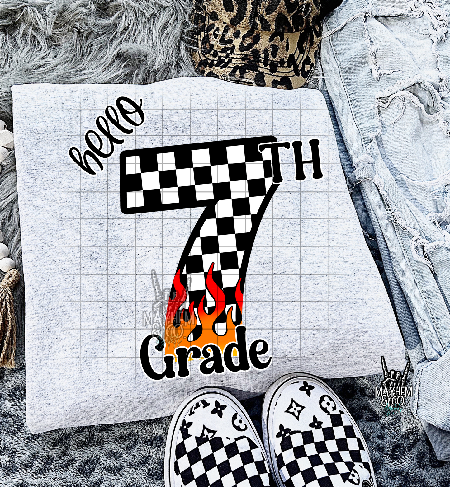 Back to School Flames