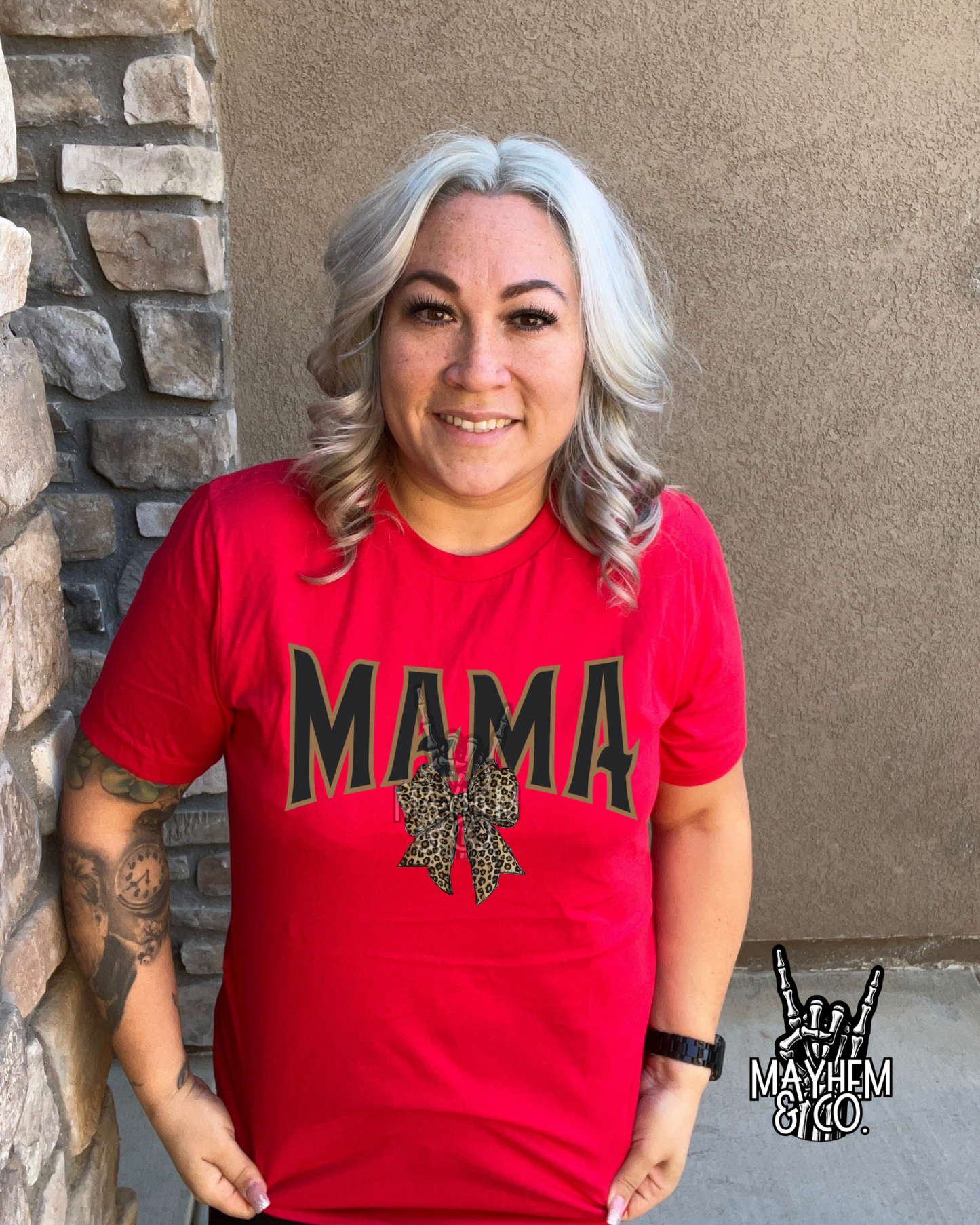 Mama leopard bow -Digital