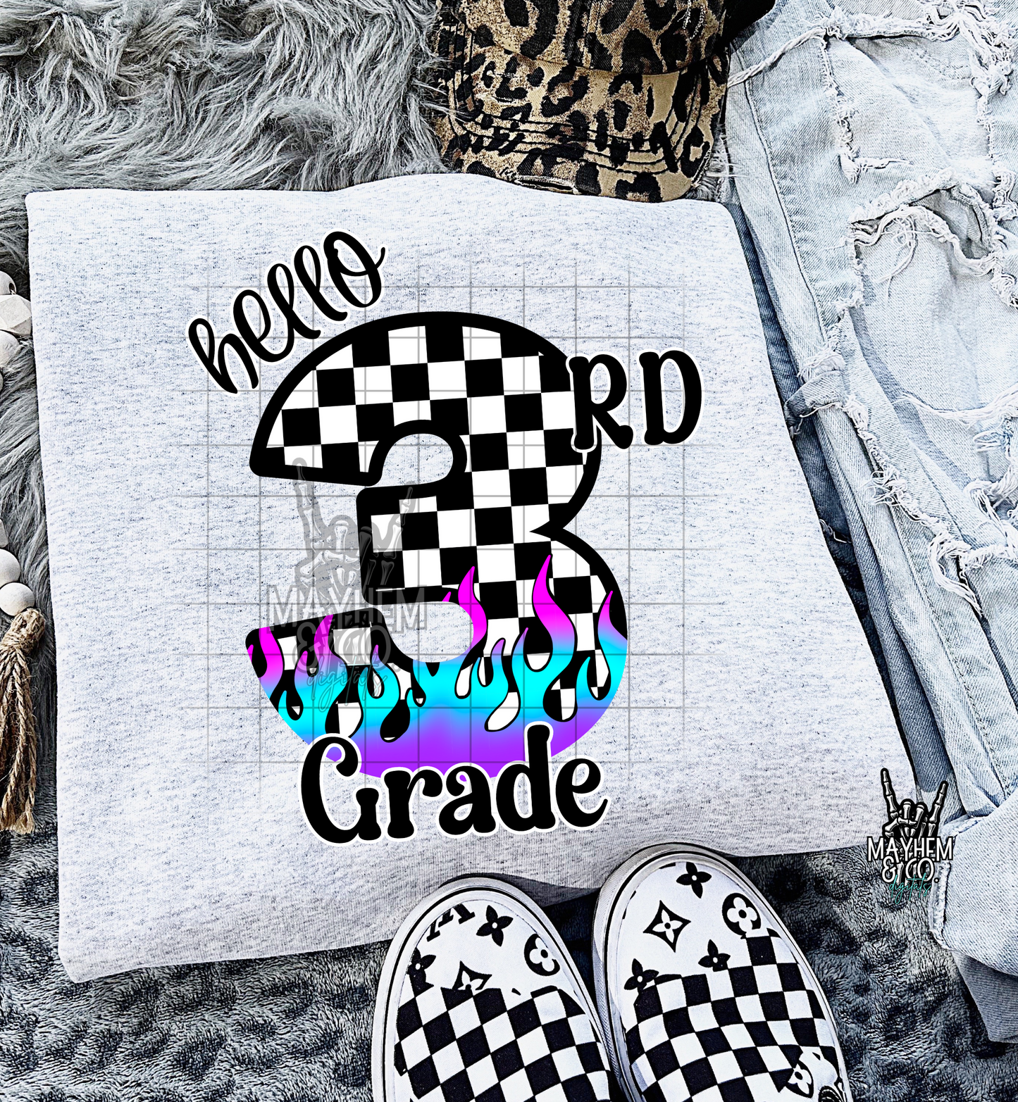Back to School Flames
