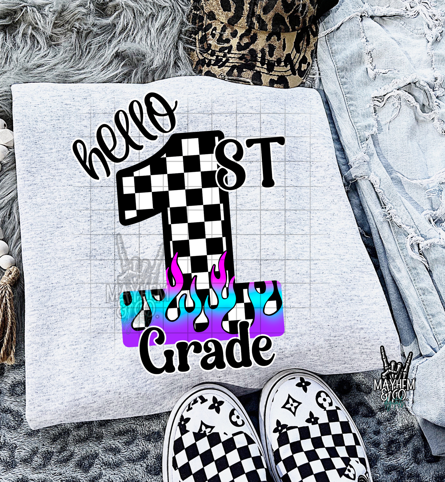 Back to School Flames