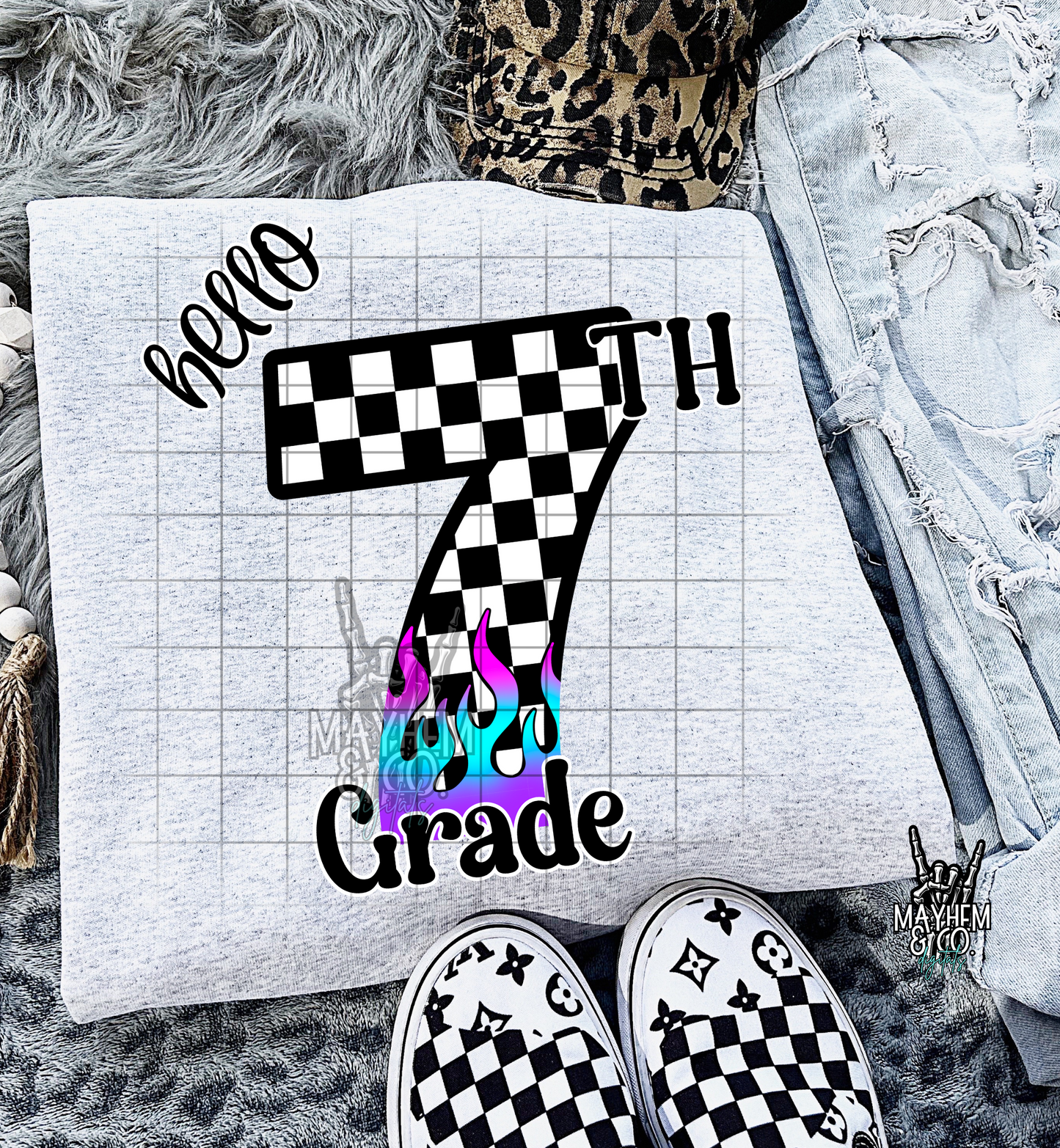 Back to School Flames
