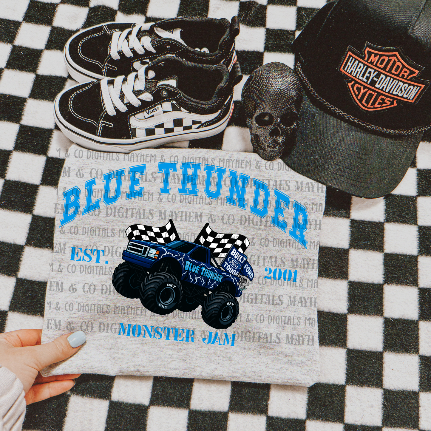 MJ Varsity Blue Thunder -Digital