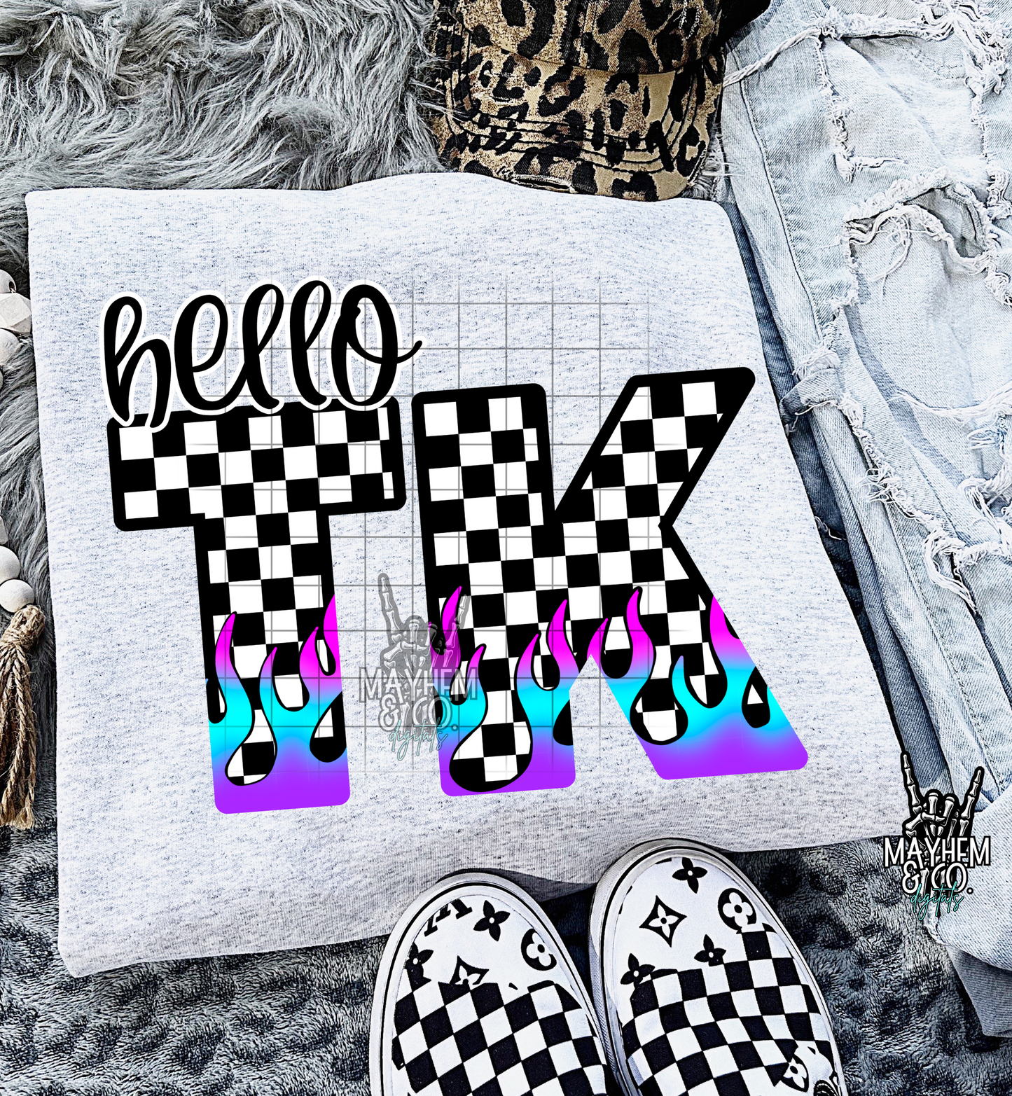 Back to School Flames