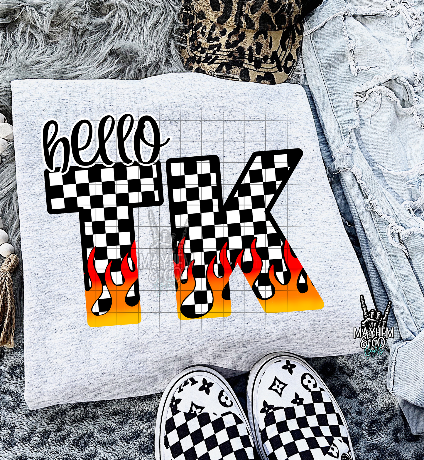 Back to School Flames