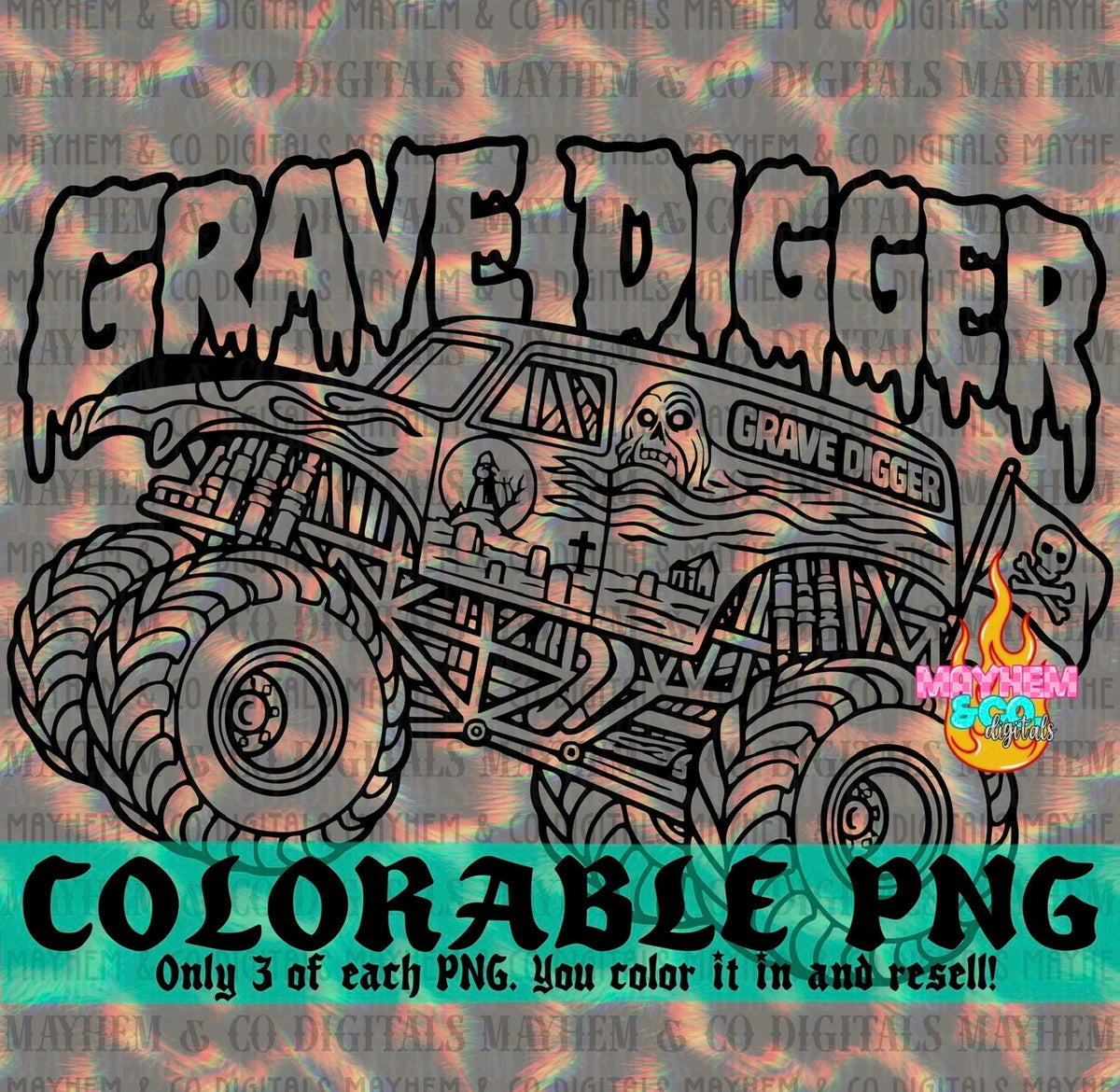 GD colorable - Digital