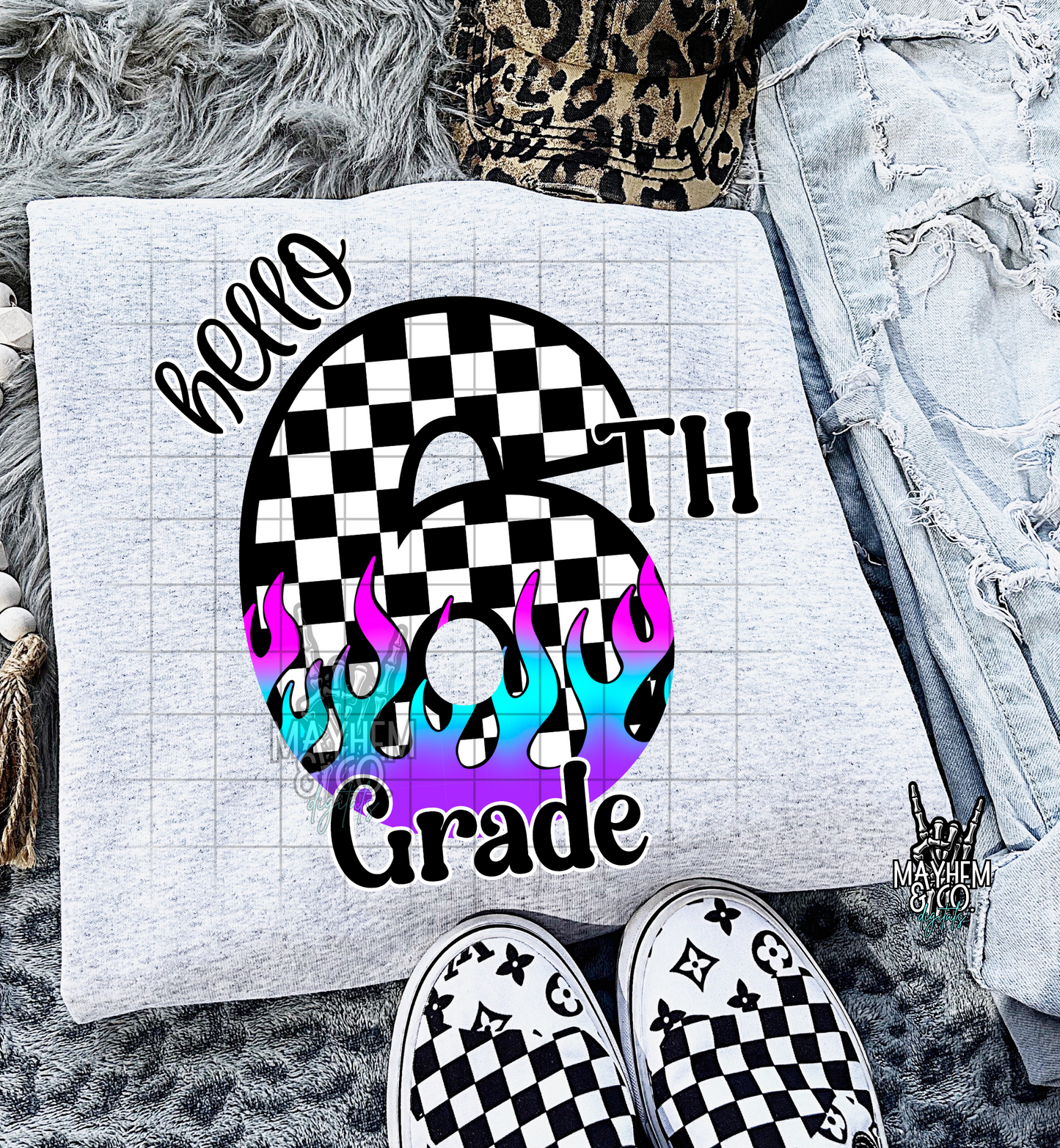 Back to School Flames