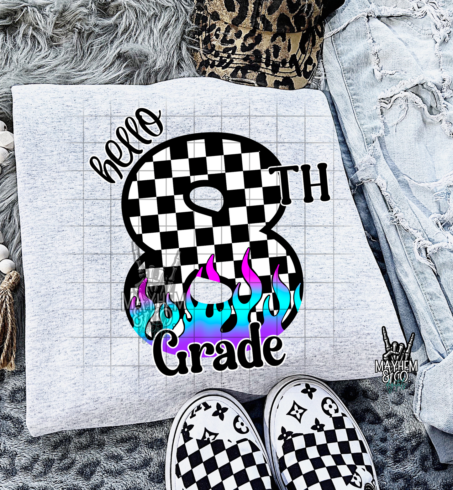 Back to School Flames