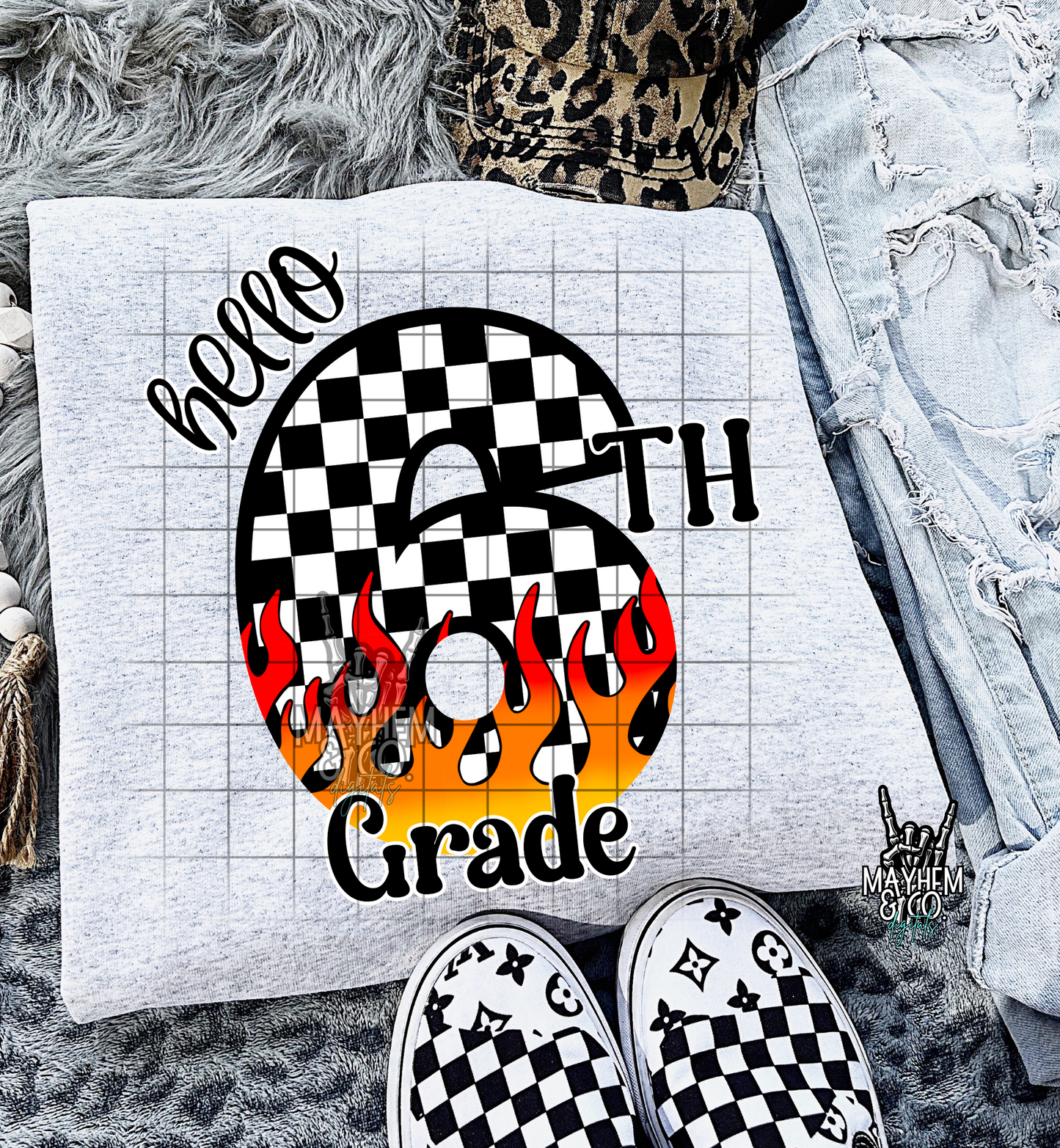 Back to School Flames