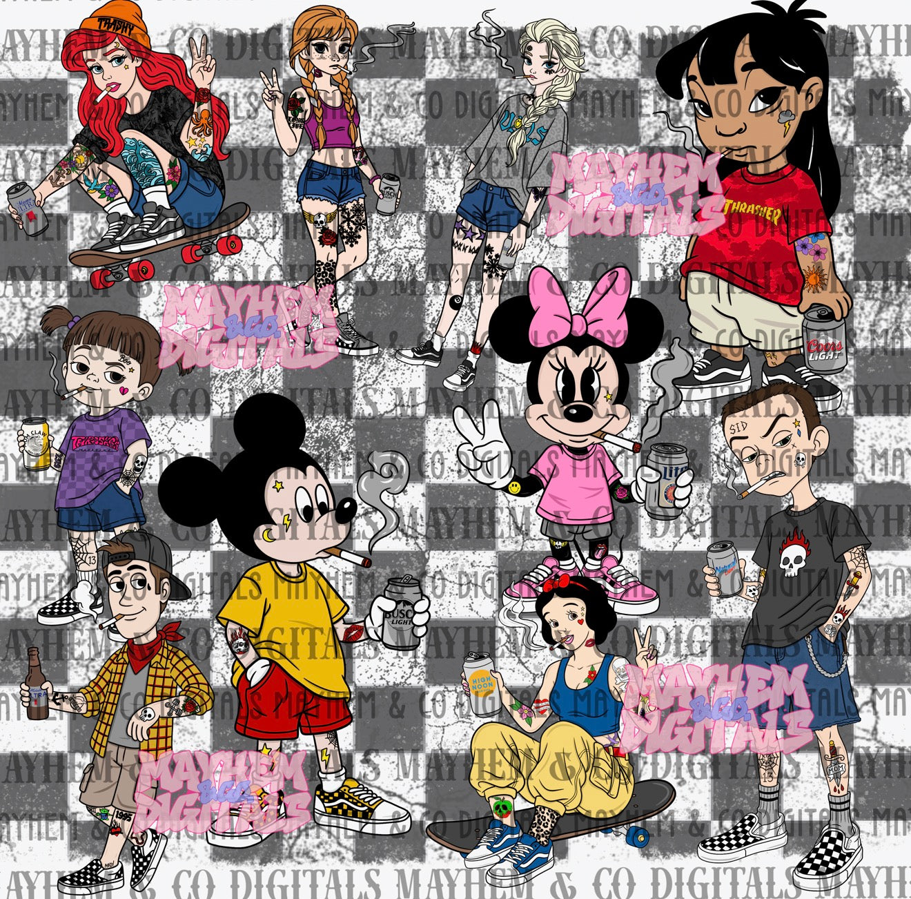 Unhinged Magical Clipart bundle - 10 Clipart