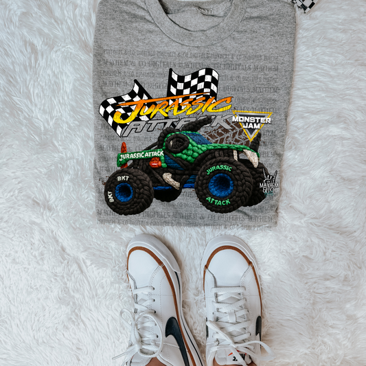 MJ Jurassic faux stitching - Digital