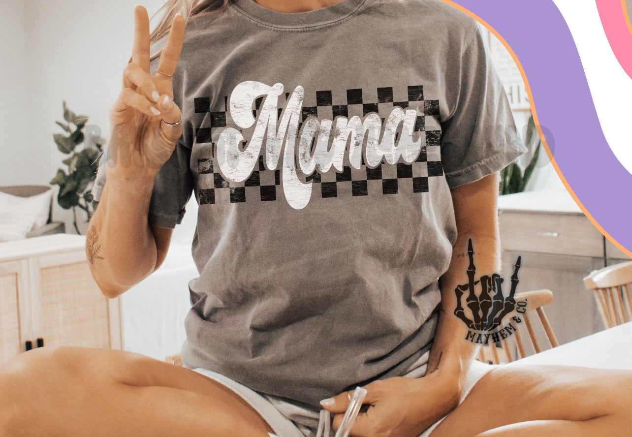 Mama checkered