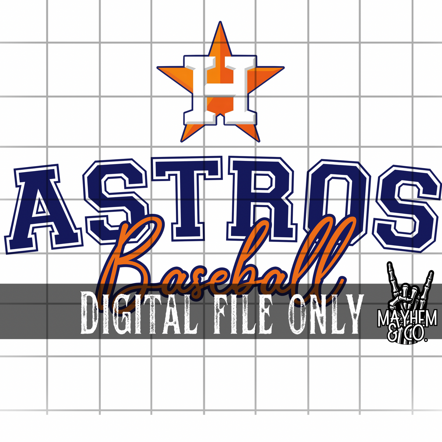 Houston Baseball -Digital