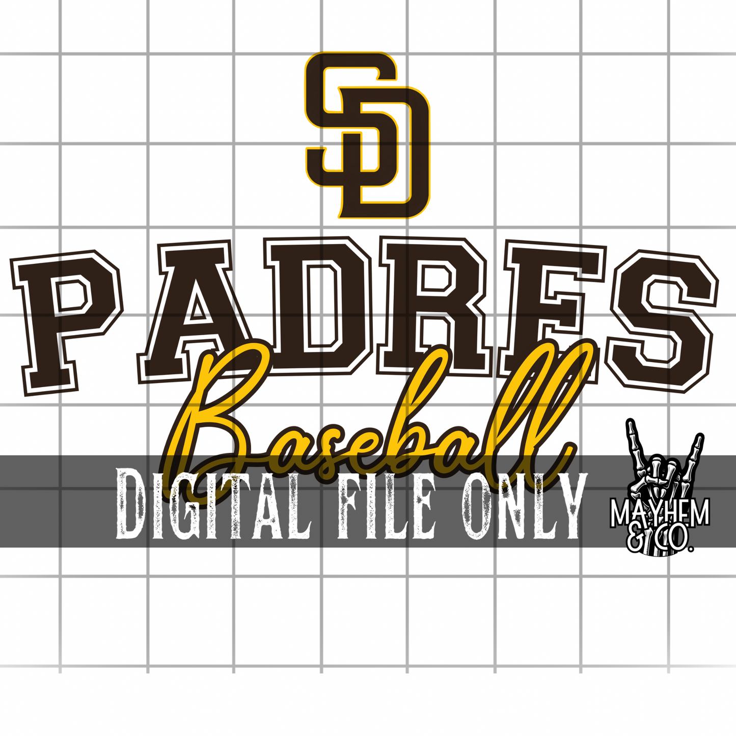 San Diego Baseball -Digital