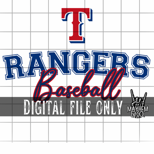 Texas Baseball -Digital