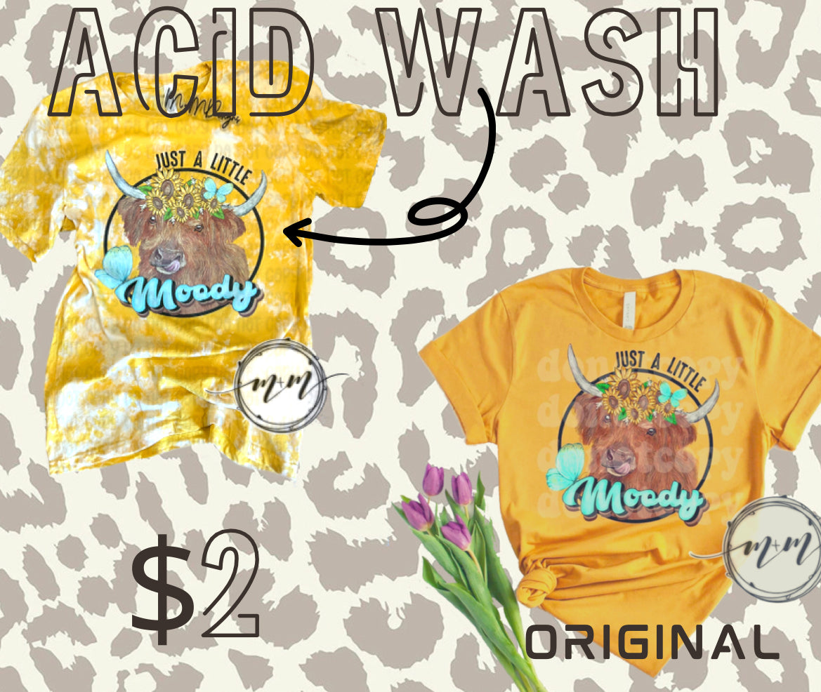 Acid wash add on