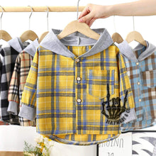 Load image into Gallery viewer, Hooded flannel
