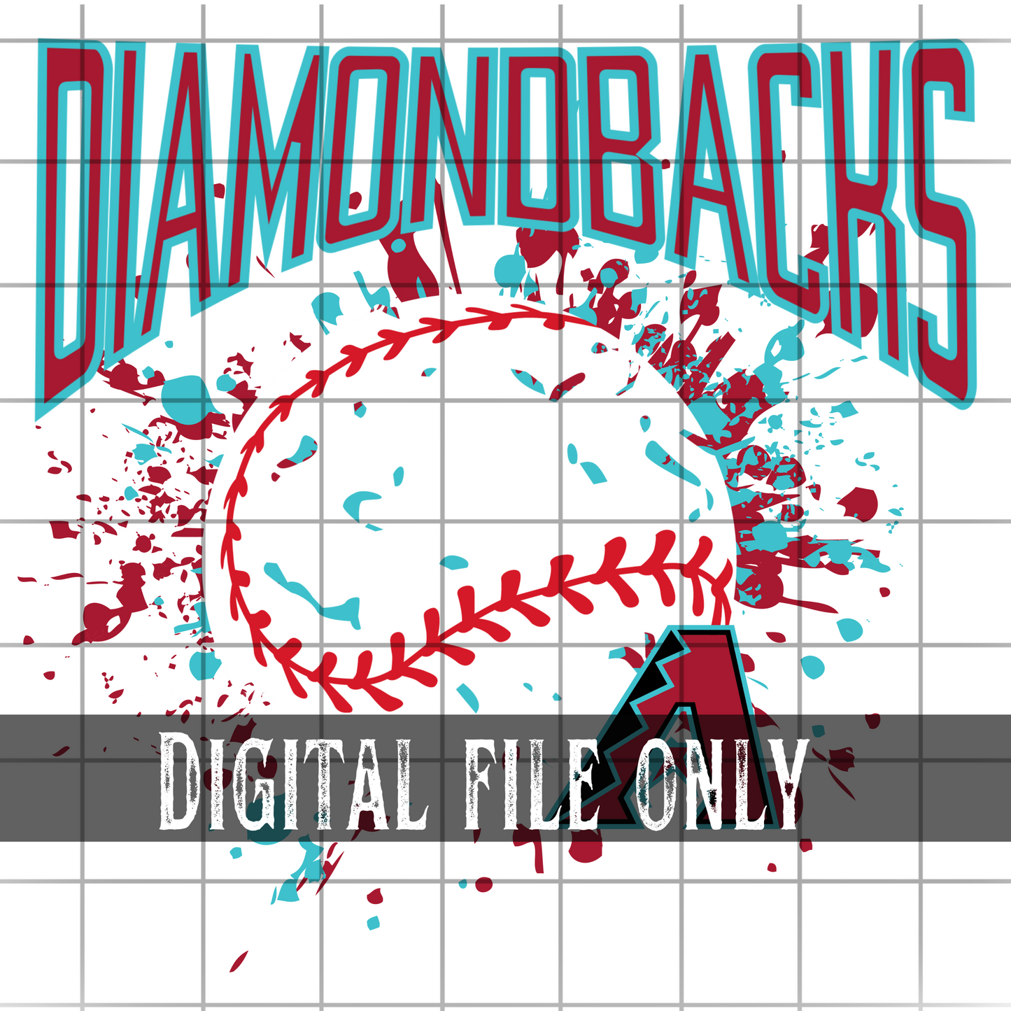 Arizona Splatter Baseball -Digital