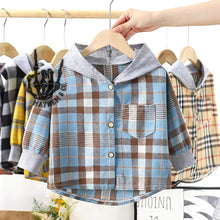 Load image into Gallery viewer, Hooded flannel
