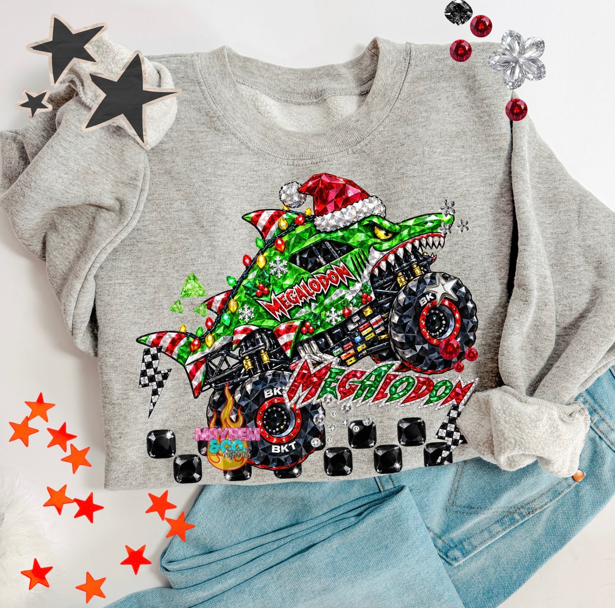 MJ Gem Christmas Solo Bundle- 17 PNG’S