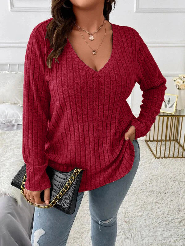 V-Neck long sleeve