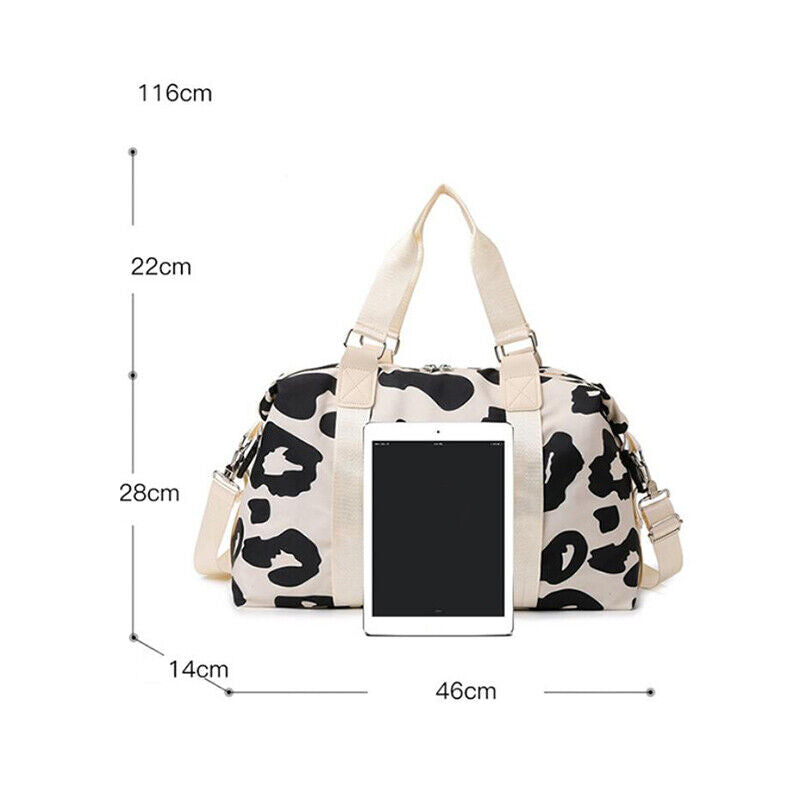 Leopard overnight bag