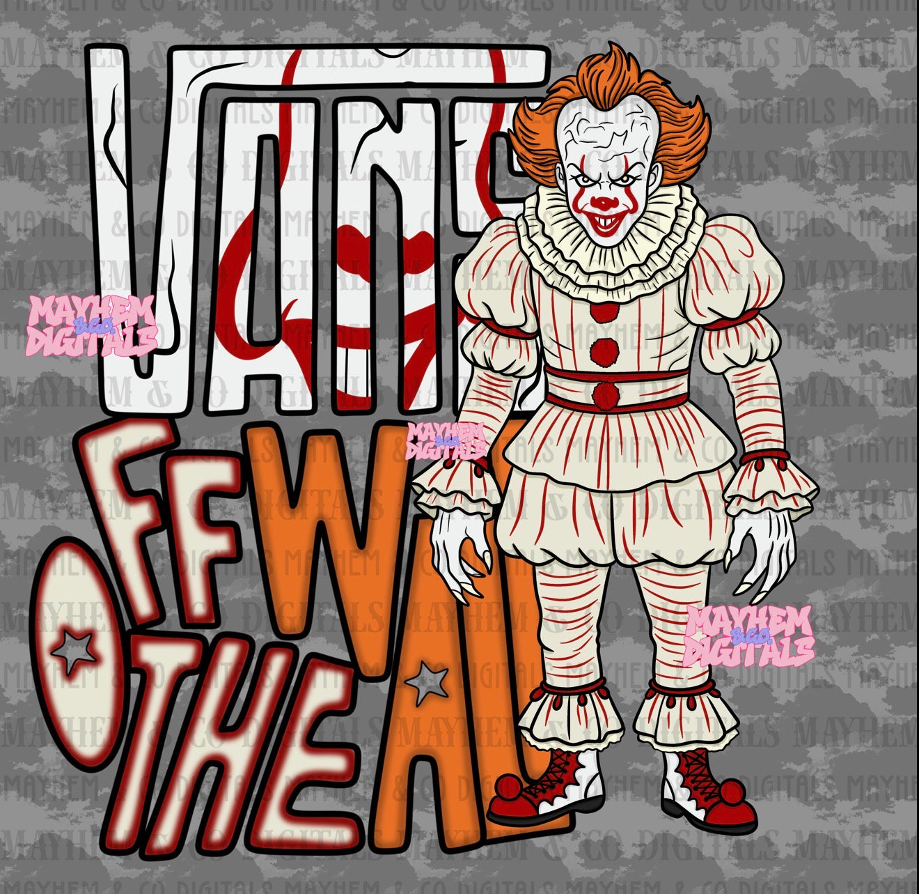 Off the Wall Horror bundle - 7 PNG’s