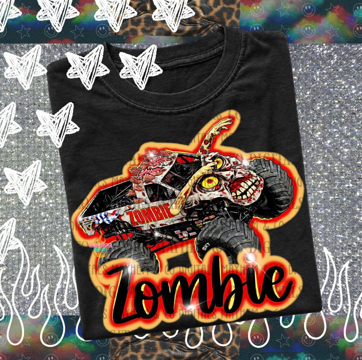 MJ Airbrush Solo Bundle- 34 PNG’S 3 Seamless