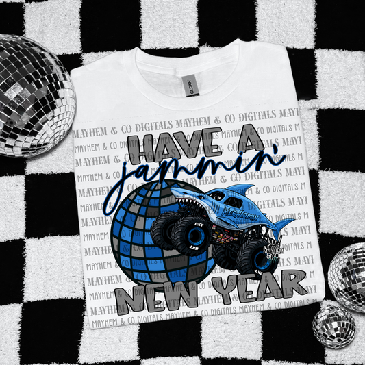 Megalodon New Year - Digital