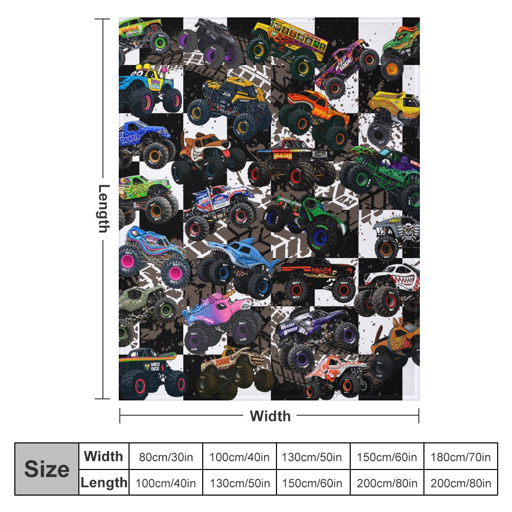 MJ all trucks blanket - 50x60