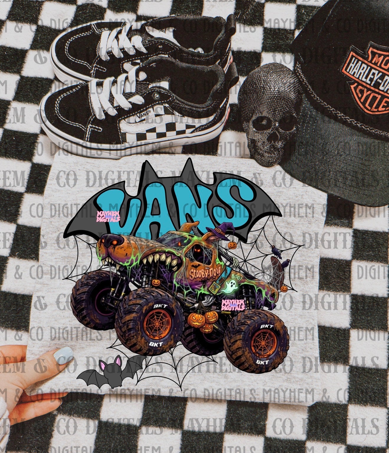 MJ Vans Spooky Bundle - 12 PNGs