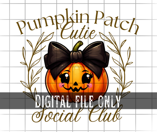 Pumpkin Patch Cutie -Digital