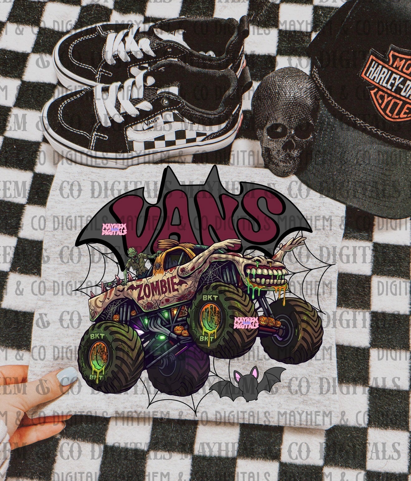 MJ Vans Spooky Bundle - 12 PNGs