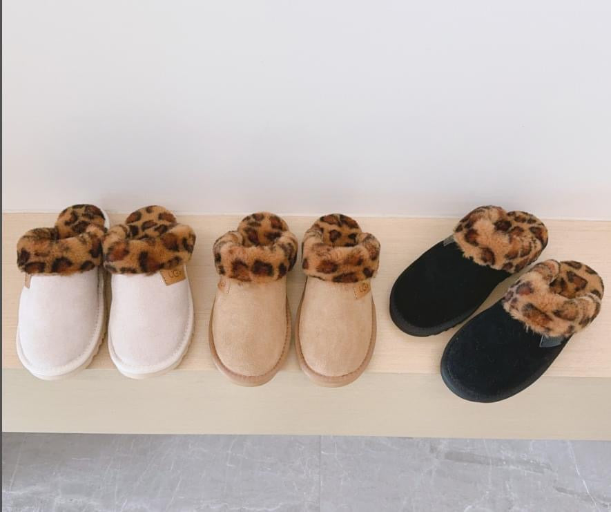 Leopard slippers -Kids