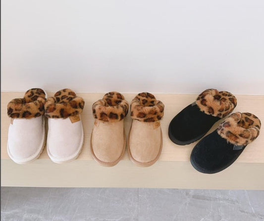 Leopard slippers -Kids