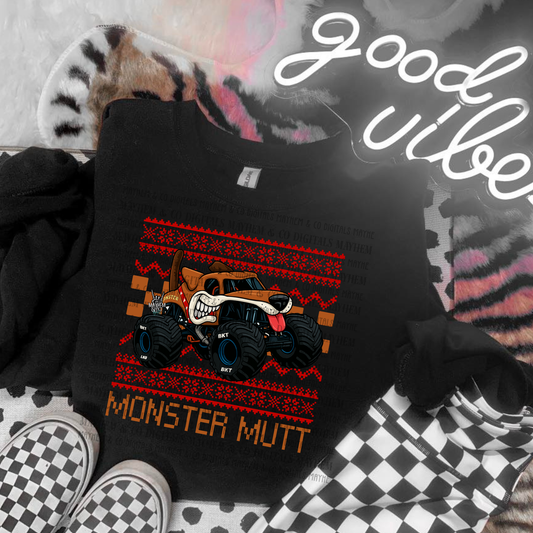 Monster Mutt Ugly Christmas Traditional - Digital