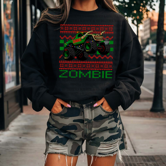 Zombie Ugly Christmas Festive - Digital