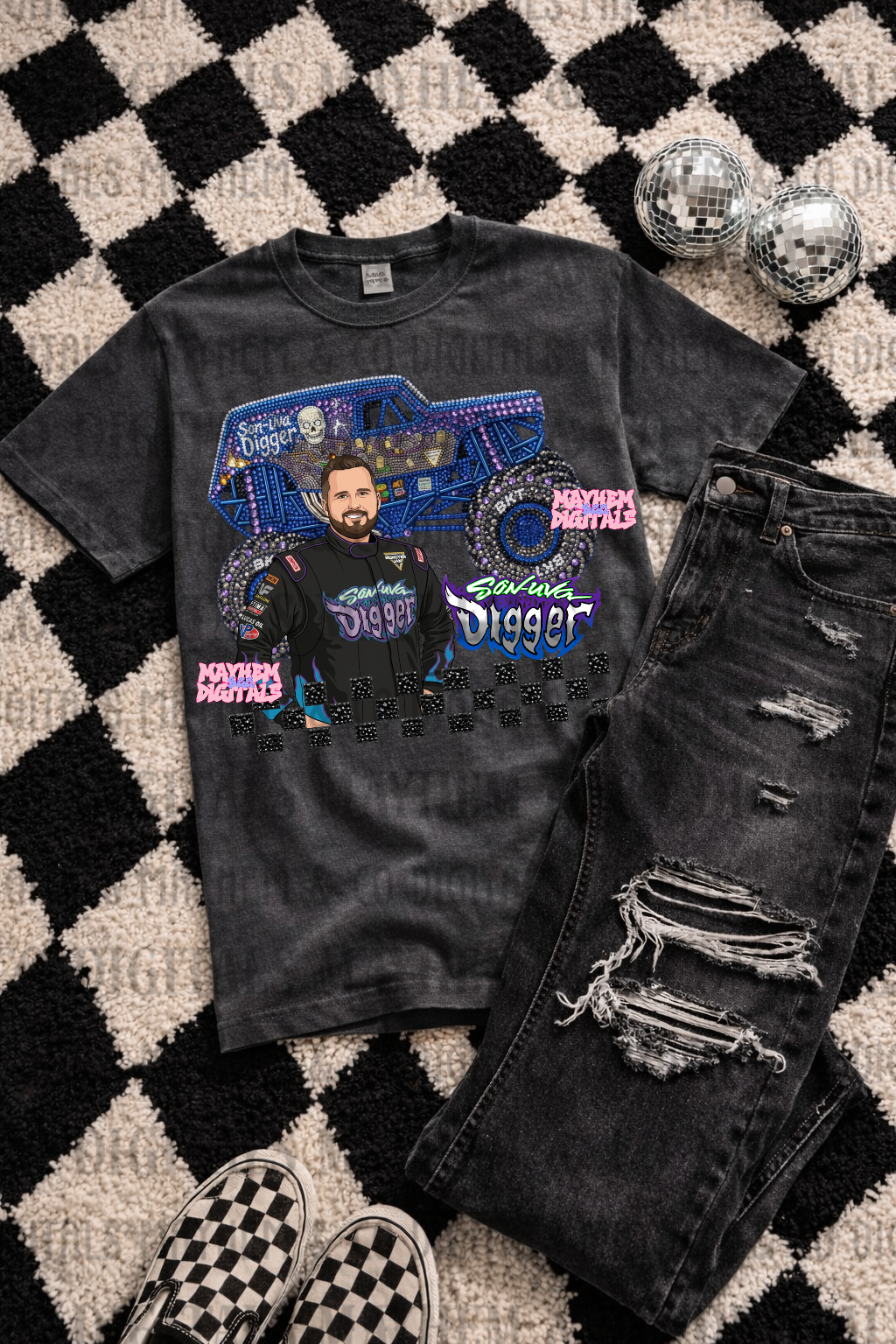 MJ Full Throttle Bling Solo Bundle - 28 PNGs 2 Seamless