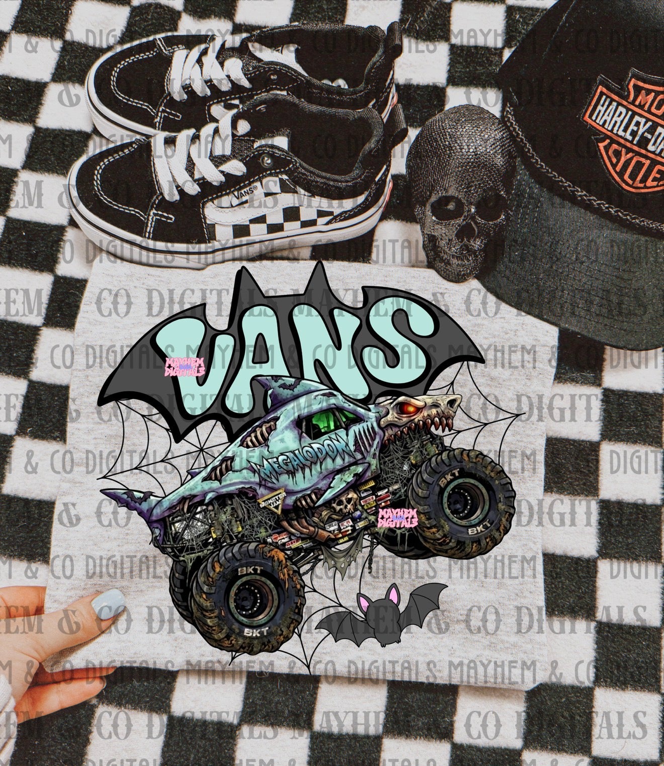 MJ Vans Spooky Bundle - 12 PNGs
