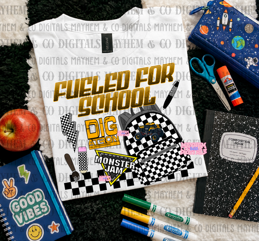 MJ Fueled for School Bundle - 25 PNGs