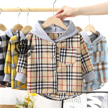 Load image into Gallery viewer, Hooded flannel
