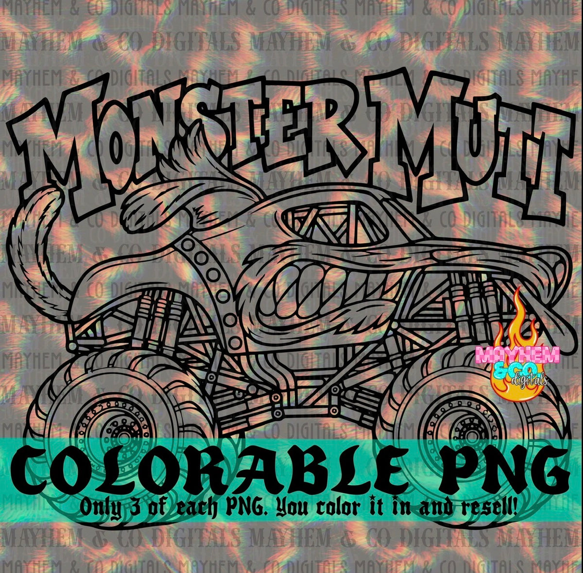 Mutt colorable - Digital