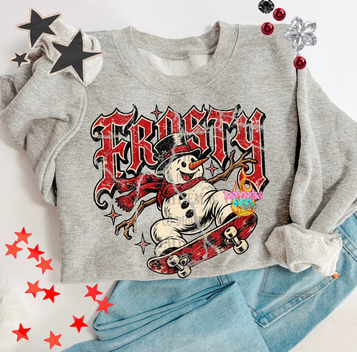 Grunge Christmas Bundle- 14 PNG’S